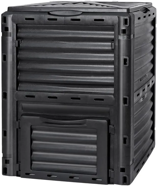 Main image of Large Garden Compost Bin, 80 Gallon (300L) Outdoor Composter Tumbler from BPA-Free Material for Fast Creation of Fertile Soil, Lightweight, Easy Assembly and Kitchen Waste Composting