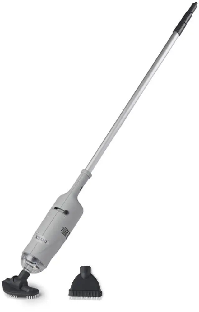 Main image of Handheld Rechargeable Vacuum with Telescoping Aluminum Shaft & Two Interchangeable Brush Heads, Model: 28620E