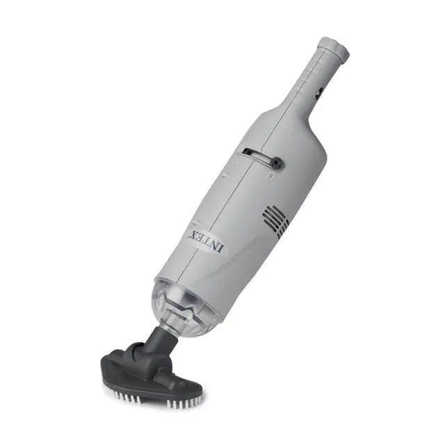 Alt view image 2 of 6 - Handheld Rechargeable Vacuum with Telescoping Aluminum Shaft & Two Interchangeable Brush Heads, Model: 28620E