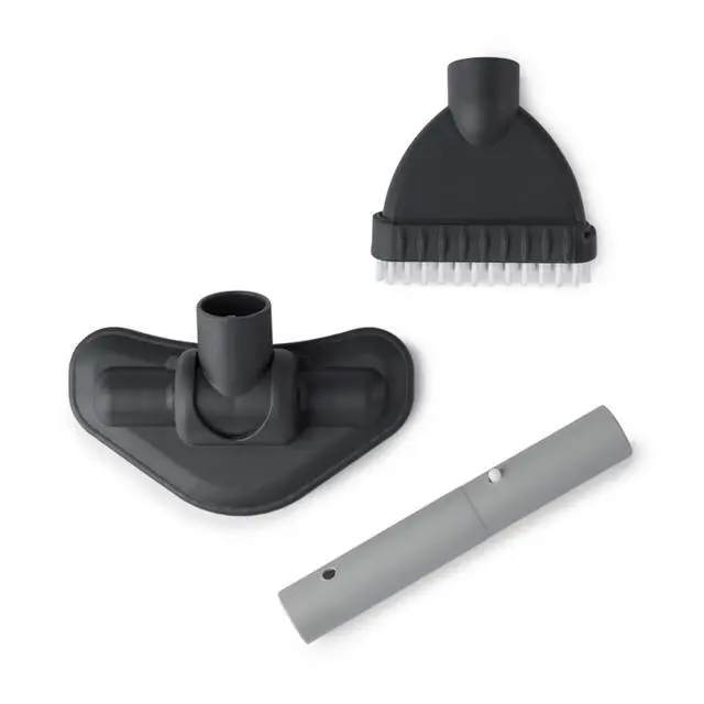 Alt view image 3 of 6 - Handheld Rechargeable Vacuum with Telescoping Aluminum Shaft & Two Interchangeable Brush Heads, Model: 28620E