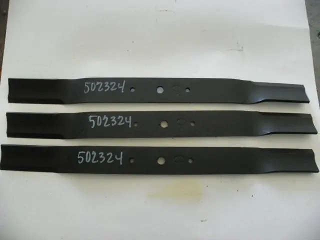 Main image of King Kutter 72" Finish Mower Blades Set of 3, Code 502324