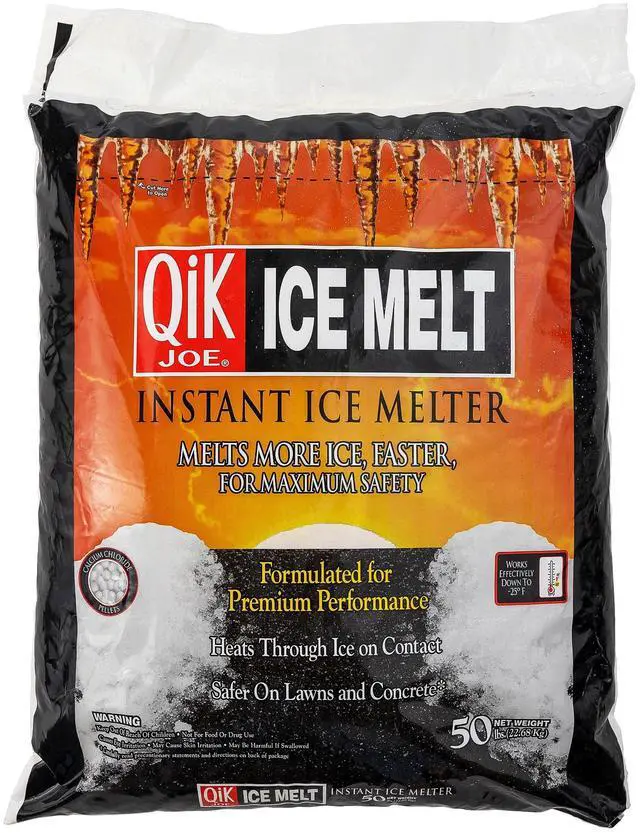 Main image of Calcium Chloride Ice Melt- 50Lbs Bag- Instant Snow and Ice Melt for Sidewalks, Driveways, Steps, and Parking Lots - Deicer for Concrete, Asphalt, and Other Surfaces