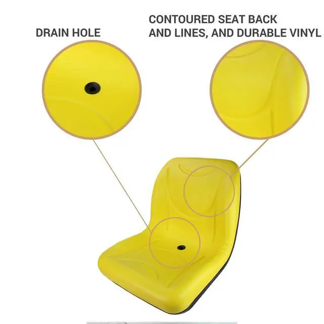 Alt view image 4 of 6 - E-VG11696 Seat for John Deere XUV, E, TURF, TE TURF ELECTRIC, TH TURF GATOR, TH 6X4 DIESEL, TX 4X2, F735, F725, F710 Gators and more. Applicable models are listed below