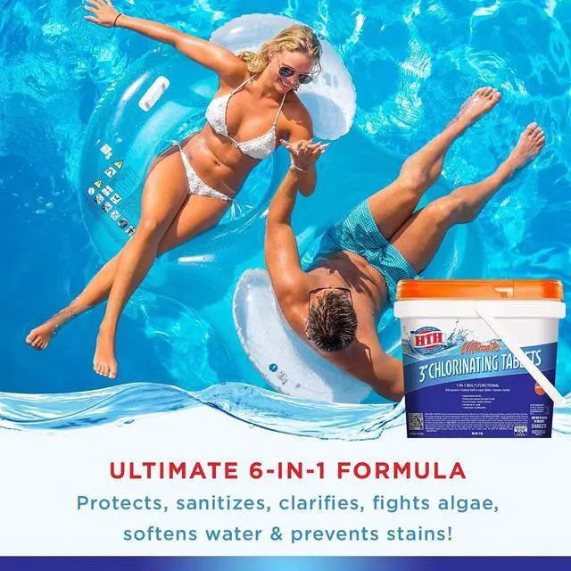 Alt view image 2 of 5 - 42044 Ultimate 3-inch Chlorinating Tablets Swimming Pool Chlorine, 8 lbs