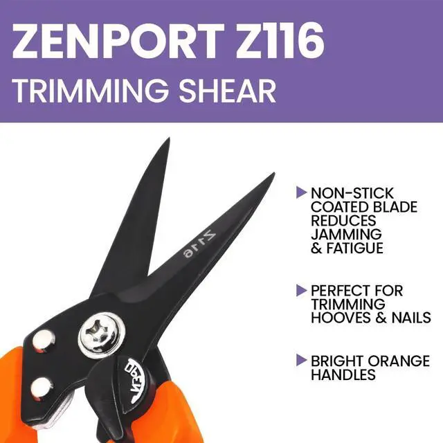 Alt view image 6 of 6 - Z116-3PK of Shears, Hoof and Floral Trimming, Twin-Blade, 7.5-Inch, 3-Pack