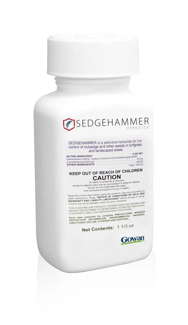 Main image of Herbicide - 1 Pack of 1.33oz Bottle of USA-Made Post-Emergent Nutsedge Killer for Lawns - Lawn & Pet Safe Weed Killer for Commerical & Large Area Use - Also Works on Horsetail & Kyllinga