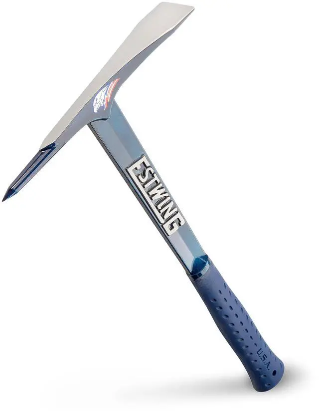 Main image of Burpee Rock Pick - 17" USA Made Geologist Tool with Pointed Tip & Shock Reduction Grip - BP500