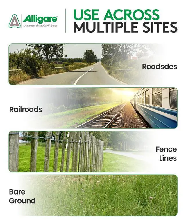 Alt view image 4 of 6 - Bromacil 40/40 Weed Killer Concentrate for Annual & Perennial Weeds - Pre-Emergent Herbicide for Railroads & Industrial Areas - 360 Days Residual, Compare to Krovar - Granular, 6 lb