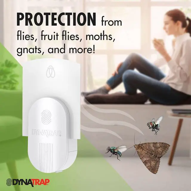 Alt view image 3 of 6 - DT3005W-DS3 Fruit Fly, Gnat, Moth and Fly Discreet Outlet Trap - 3 Pack