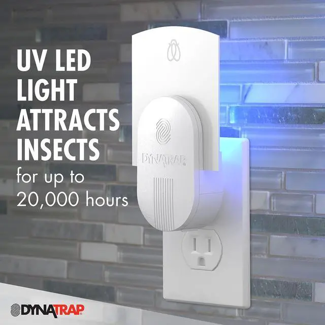 Alt view image 4 of 6 - DT3005W-DS3 Fruit Fly, Gnat, Moth and Fly Discreet Outlet Trap - 3 Pack