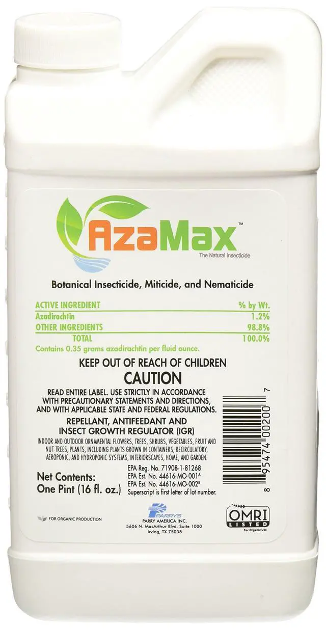 Main image of Azamax GH2007 Antifeedant and Insect Growth Regulator, 16 Ounce