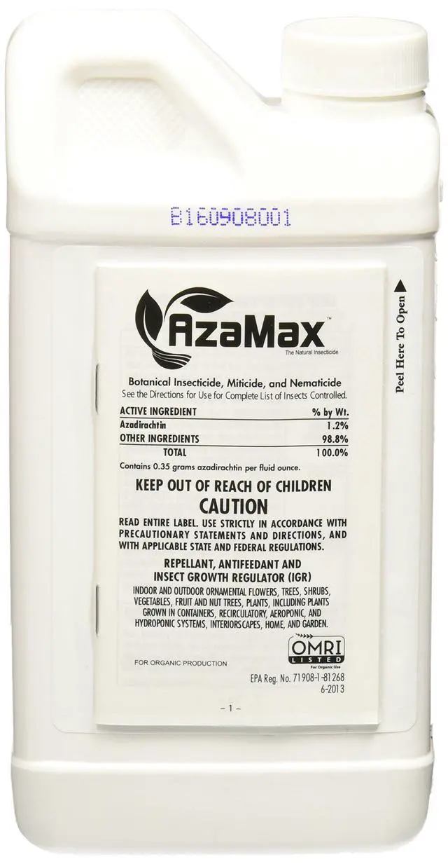Alt view image 2 of 3 - Azamax GH2007 Antifeedant and Insect Growth Regulator, 16 Ounce