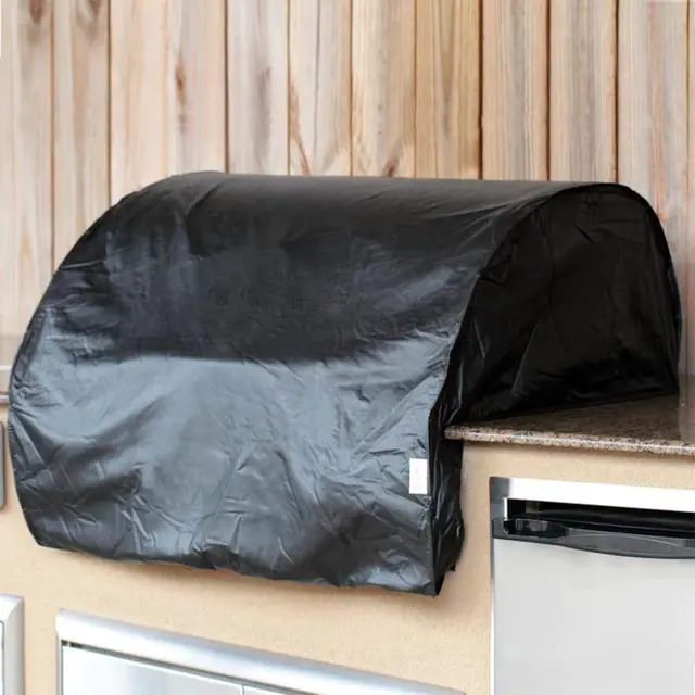 Alt view image 2 of 3 - 3PROBICV Water Resisting Vinyl Grill Cover w/Felt Backing for Professional Blaze LUX 34 in 3 Burner Stainless Steel Built in Gas Grills