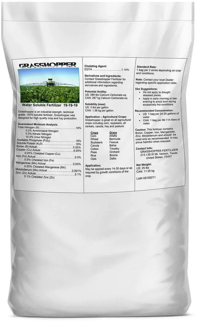 Main image of Grasshopper 19-19-19 Foliar Fertilizer