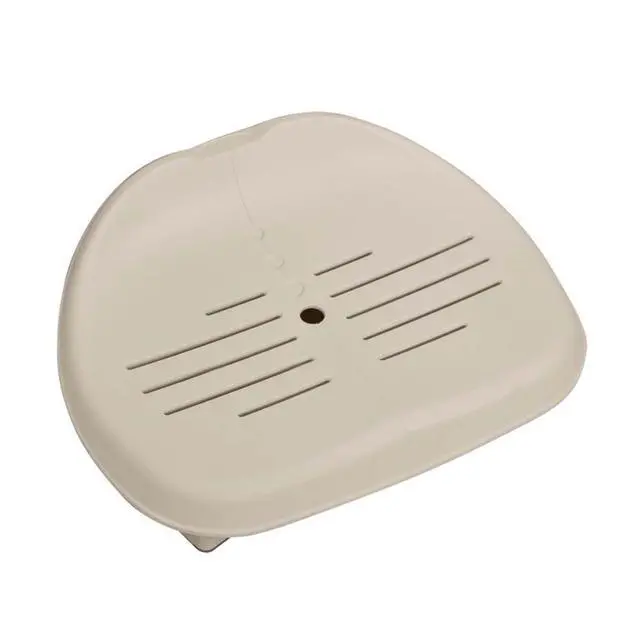 Alt view image 2 of 6 - 28502E PureSpa Non-Slip Removable Contoured Seat for Inflatable Hot Tub Spa Accessory with Adjustable Heights, Tan, (2 Pack)