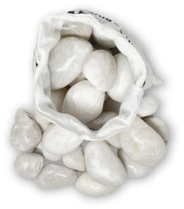 Main image of PGN White River Rocks for Plants - 40 Pounds - White Rocks with Smooth, Polished Surfaces - 1-3 Inch Stones for Planters, Aquarium Decorations, Vase, Fireplace, Landscaping, Outdoor Decor
