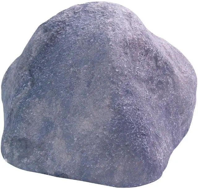 Main image of CrystalClear TrueRock Outdoor Faux Rock Cover, Artificial Landscape Boulder Enclosure, Fake Decorative Landscaping Fiberglass Protection Dome, Realistic Natural Texture, Grey Stone, Small Size