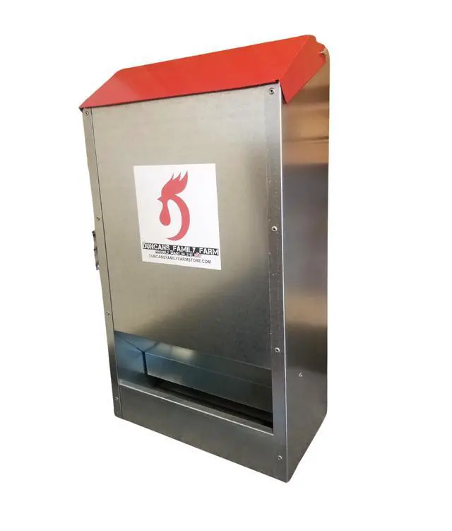 Main image of Space Saving Mountable Steel Poultry Feeder (Front Feed, Front Loading)