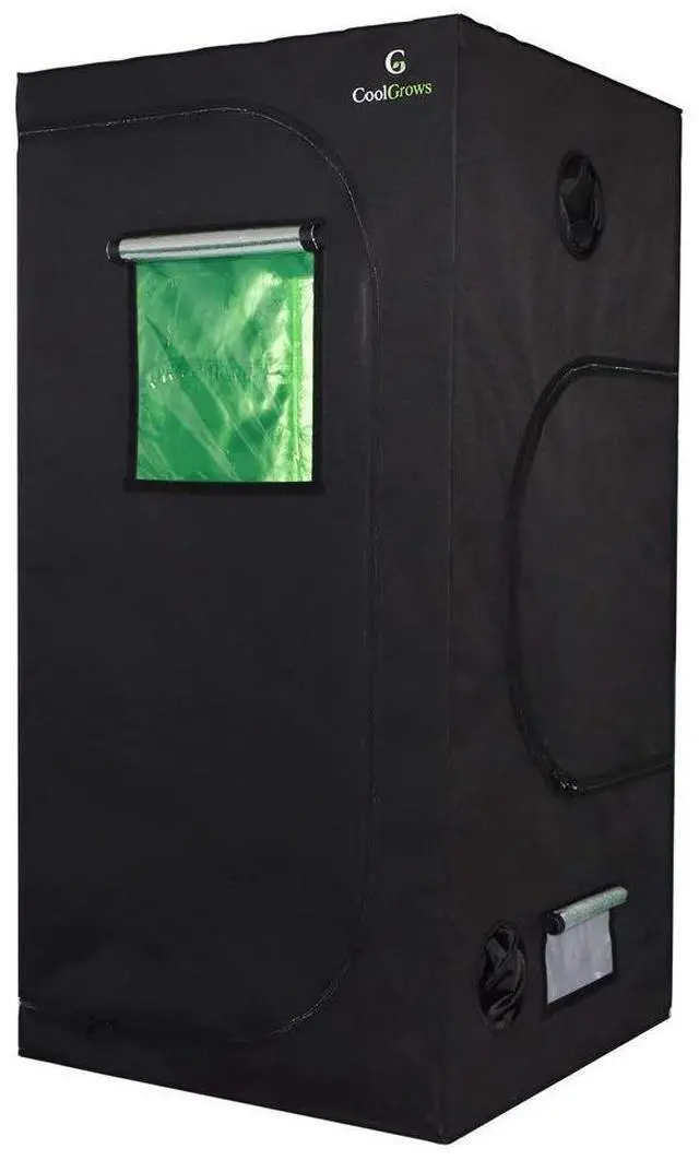 Main image of Grow Tent, 3x3x6 Feet Mylar Grow Tent with Obeservation Window and Floor Tray for Indoor Plant Growing (36"x 36" x 72")