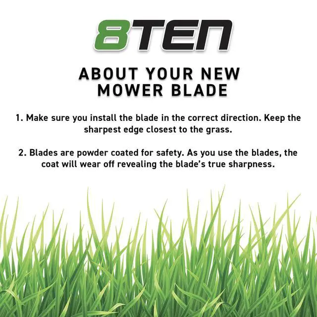 Alt view image 6 of 6 - LawnRAZOR Blade for Ariens Gravely Exmark ZT HD 48 Pro-Turn 148 Lazer Z CT 05244100 103-6581-S (Mulching) 3 Pack