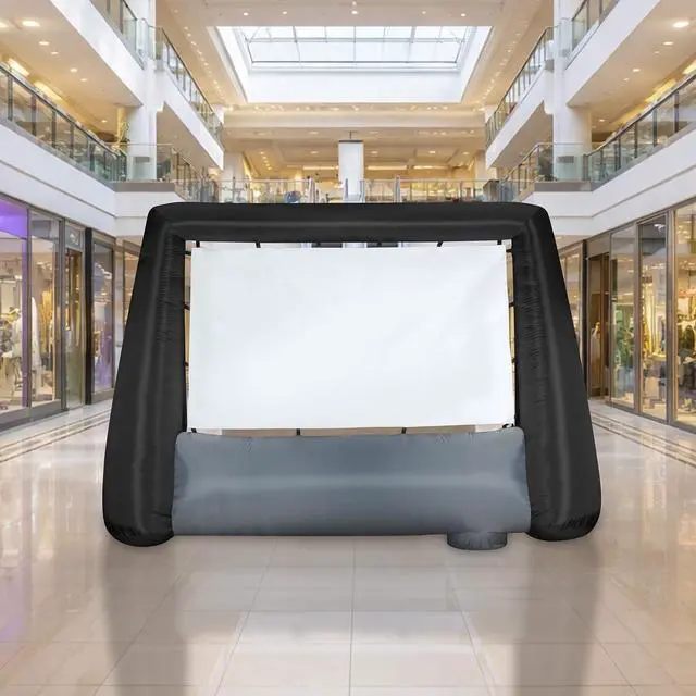 Alt view image 5 of 6 - Inflatable Movie Screen, Black/Gray/White