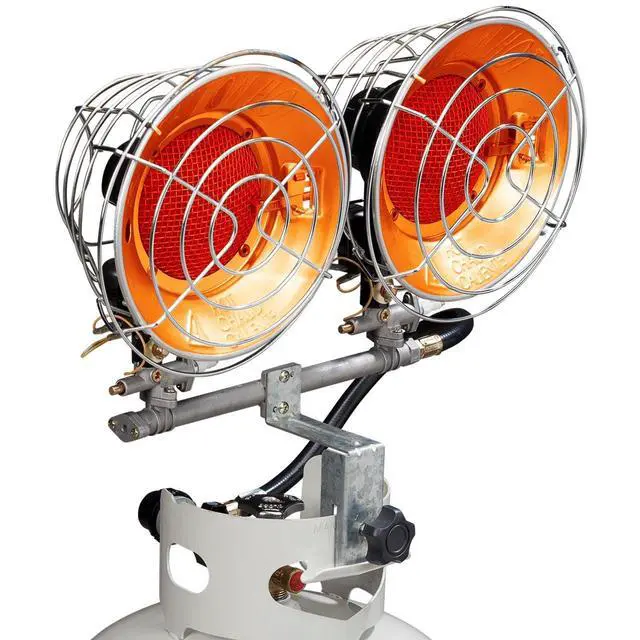 Main image of Infra-Red Tank Top Propane Heater - Dual Burner, 30,000 BTU - Model# FBDTP30