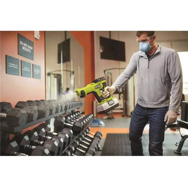 Alt view image 2 of 6 - Ryobi ONE+ 18V Cordless Handheld Electrostatic Sprayer Kit with (1) 2.0 Ah Batteries and Charger