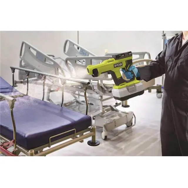 Alt view image 5 of 6 - Ryobi ONE+ 18V Cordless Handheld Electrostatic Sprayer Kit with (1) 2.0 Ah Batteries and Charger