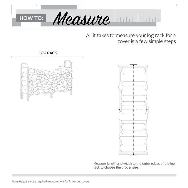 Alt view image 4 of 6 - Veranda Water-Resistant 4 Foot Log Rack Cover, Patio Furniture Covers