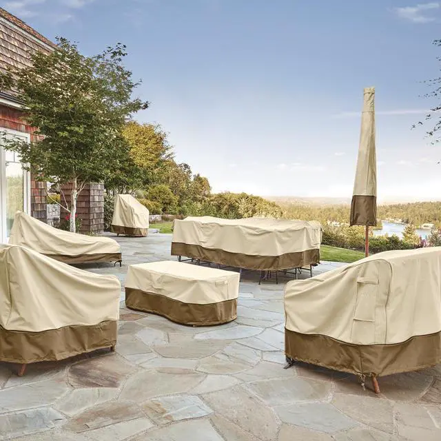 Alt view image 6 of 6 - Veranda Water-Resistant 4 Foot Log Rack Cover, Patio Furniture Covers