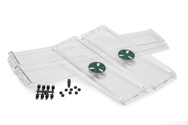Alt view image 2 of 5 - 93807 Domed Propagator, 2 Height Extenders, Green