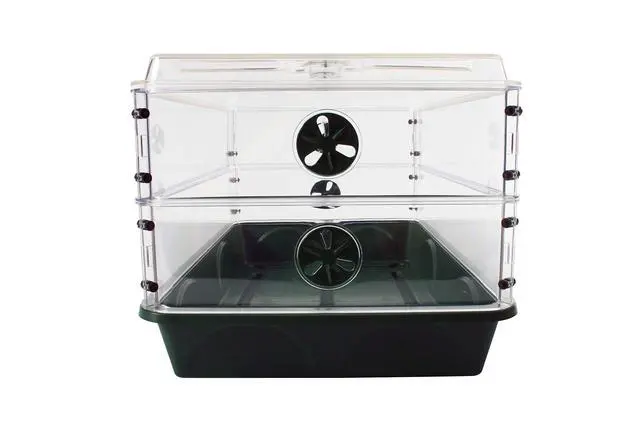 Alt view image 3 of 5 - 93807 Domed Propagator, 2 Height Extenders, Green