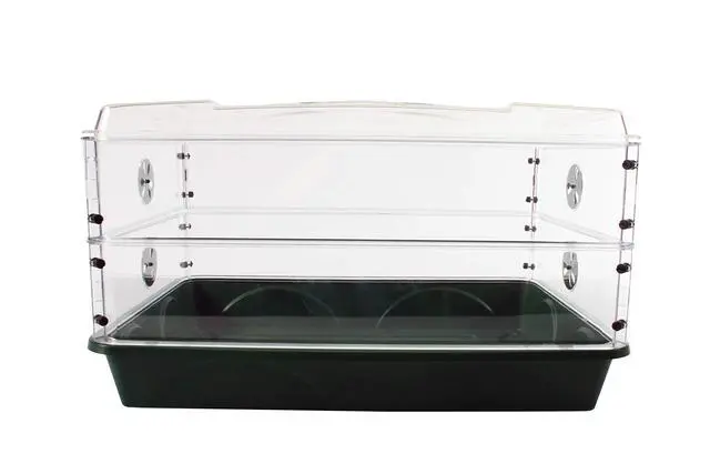 Alt view image 4 of 5 - 93807 Domed Propagator, 2 Height Extenders, Green