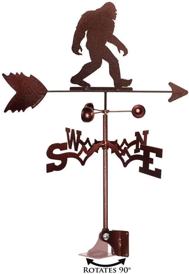 Main image of Bigfoot Sasquatch Weathervane (Adjustable Mount Included)