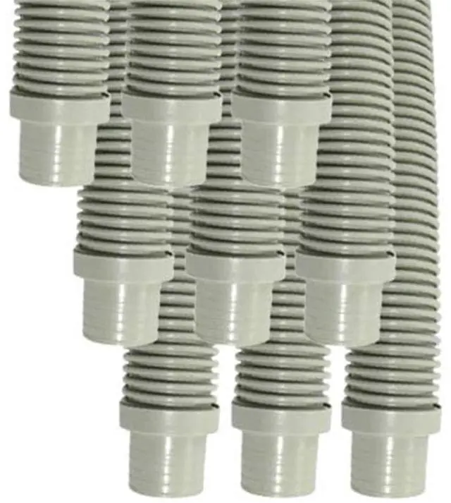 Main image of 9 Pack Universal Swimming Pool Cleaner Suction Hose 48 Long Grey Color for Hayward Navigator, Pool Vac Ultra, AquaBug, Polaris ATV and More