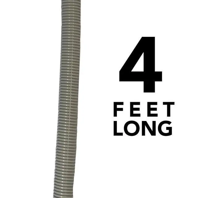 Alt view image 3 of 6 - 9 Pack Universal Swimming Pool Cleaner Suction Hose 48 Long Grey Color for Hayward Navigator, Pool Vac Ultra, AquaBug, Polaris ATV and More