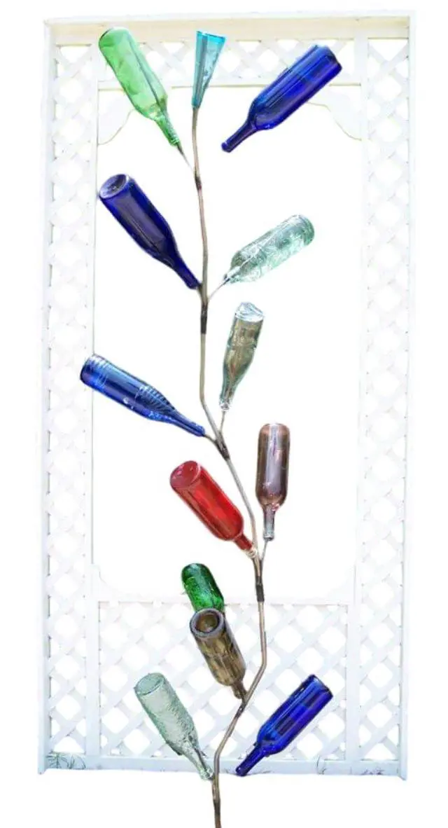 Alt view image 4 of 6 - USA Wine Bottle Tree - Curved Southern Classic -Holds 13 Bottles- 6 FEET- Most Popular