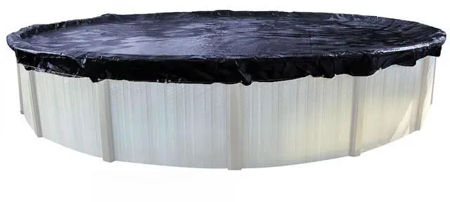 Main image of 30 Foot Round Above Ground Swimming Pool Winter Cover with 4 Foot of Overlap, Cable, Ratchet and Metallic Grommets, Pool Cover Only