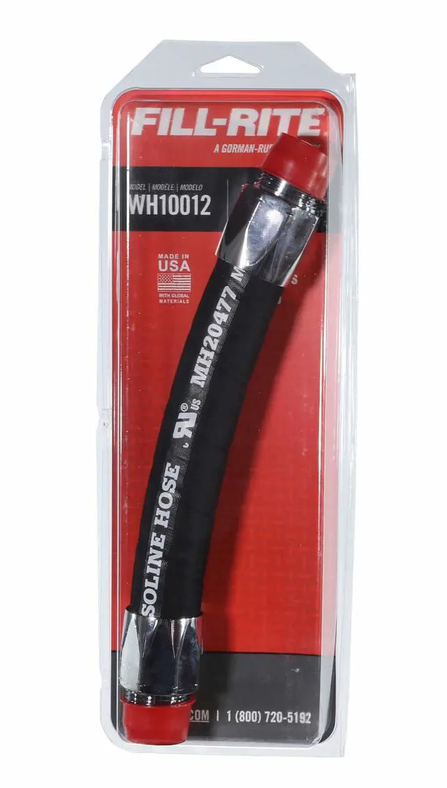 Alt view image 3 of 3 - WH10012 1" x 12" (30.5 cm) Aluminum Whip Hose