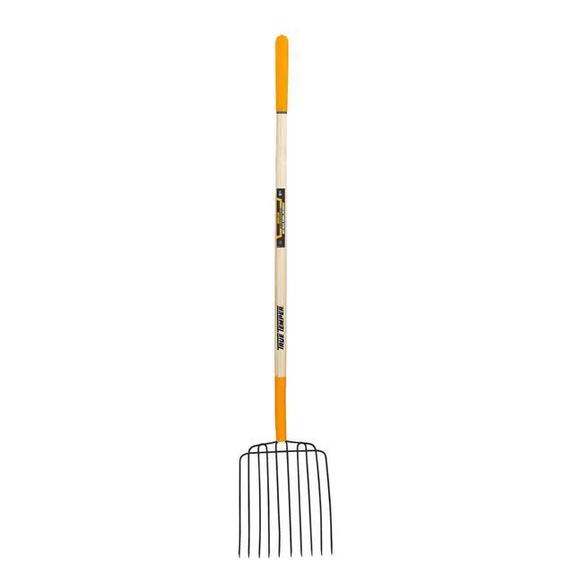 Alt view image 3 of 3 - Ensilage Fork,10 Tines,Wood Handle 28124GR - 1 Each