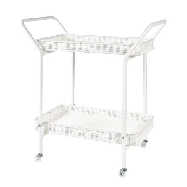 Main image of Outdoor Resin Wicker Serving Cart by