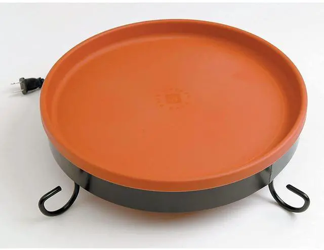 Alt view image 6 of 6 - BD-75 All Seasons 3 in 1 Outdoor 14 Inch Heated Birdbath with 3 Mounting Options, 75 Watts, Terracotta