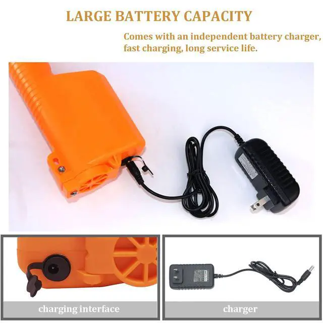 Alt view image 6 of 6 - Electric Prod Hot Shock, Rechargeable Electric Livestock Cattle Pig Prod Shock Safety Prodder 8000-10000V