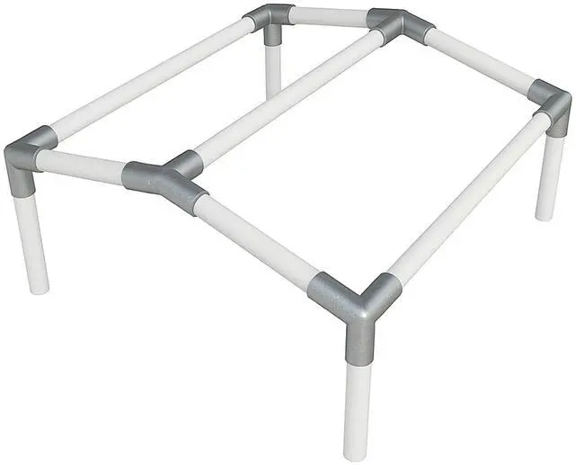 Main image of Import Canopy Fittings Kit Low Peak Frame Carport Connectors, Full Set for 6, 8, 10 Legs, Choose Size (for 4 Legs)