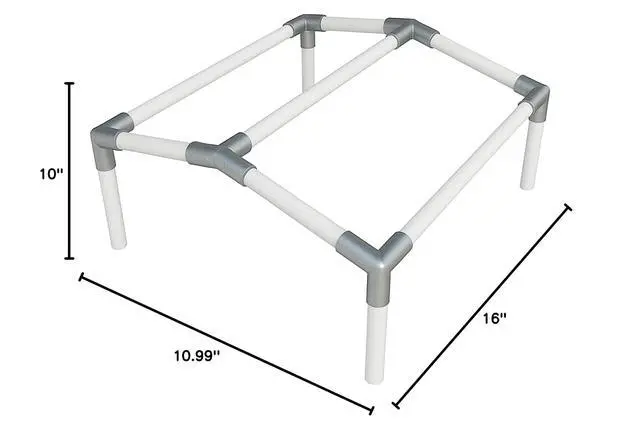 Alt view image 5 of 5 - Import Canopy Fittings Kit Low Peak Frame Carport Connectors, Full Set for 6, 8, 10 Legs, Choose Size (for 4 Legs)