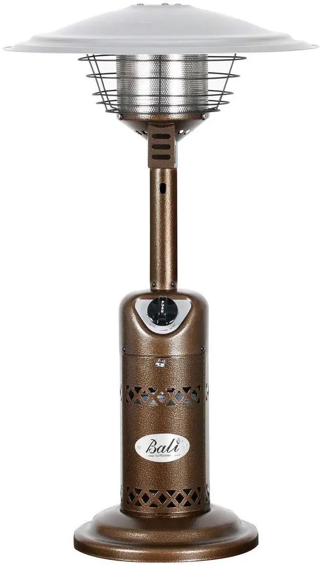 Main image of Portable Patio Heater, Outdoor Propane Table Top Heater, Bronze