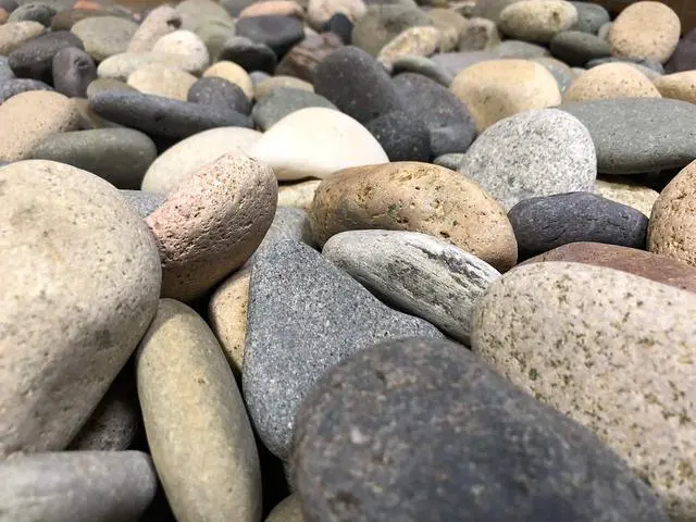 Alt view image 5 of 5 - 50 Lb. Premium Large Mixed Mexican Beach Pebbles 3-5 inches, Decor, Garden, Landscape, Pathways, Backyard, Rock Pebbles