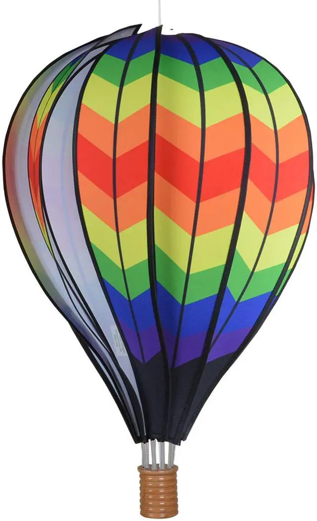 Main image of 22 in. Hot Air Balloon - Double Chevron Rainbow