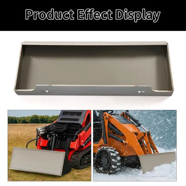 Alt view image 6 of 6 - 1/4" Quick Tach Adapter Attachment Skid Steer Mount Plate Compatible With Dingo Ditch Witch Thomas Finn Skid-Steer Accessories Steel
