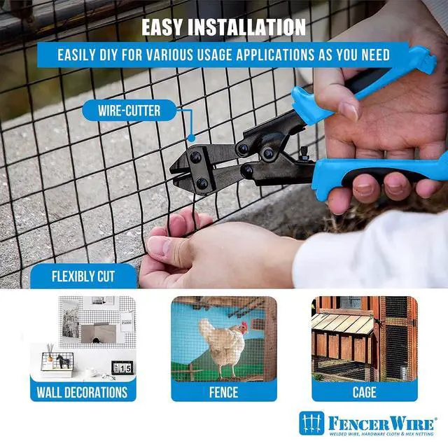 Alt view image 5 of 6 - 16 Gauge Black Vinyl Coated Welded Wire Mesh Size 1 inch by 1 inch for Home and Garden Fence and Pet Enclosures Protect Chickens Rabbits and Farmed Animals (c) 3 ft. x 50 ft